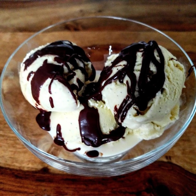 Vanilla ice cream